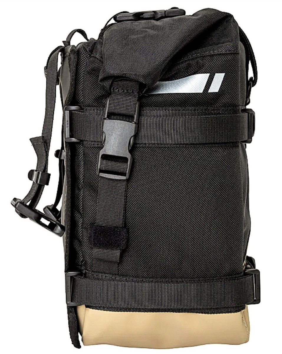 Tusk Pilot Pannier Bags Black Tan Adventure Touring - Foto 4