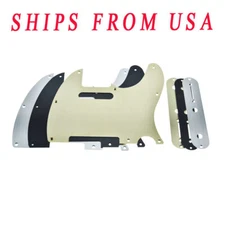 KAISH Aluminum Anodized Tele Pickguard Tele Control Plate for Fender Telecaster