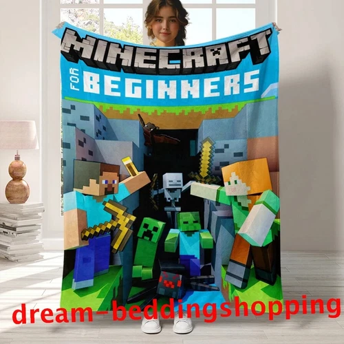 Minecraft Creeper Fleecedecke Überwurf Schlafsofa warm weich Decke Flanell Geschenk - Bild 60 von 74