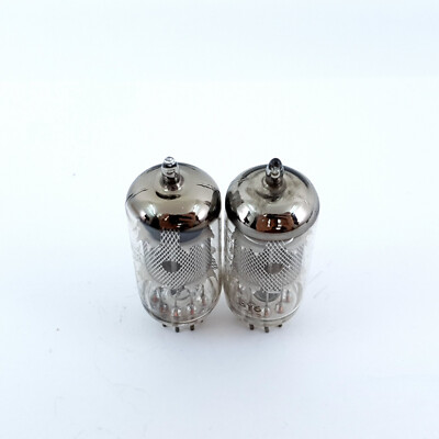 2 x TUBES DE TUNGRAM ECC83. PROD des années 1960. TIGES EN CUIVRE