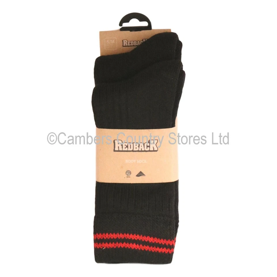 NEW Australian Aussie Redback Comfortable Boot Socks 2 Pack - S/M & M/L