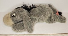 Vintage Disney Eeyore Plush Removable Tail Winnie Pooh Large 15  Donkey Pellet