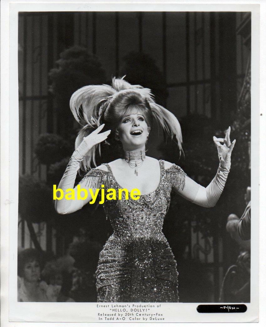 barbra streisand sequin dress Barbra Streisand in "Hello Dolly"