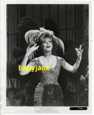 BARBRA STREISAND ORIGINAL 8X10 PHOTO SINGING IN BEADED DRESS 1969 HELLO DOLLY 