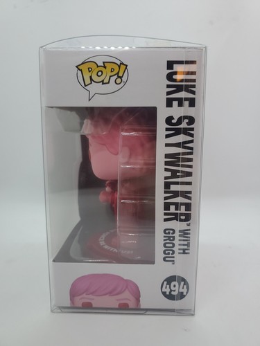 Funko Pop! TV The Mandalorian - Luke Skywalker with Grogu Vinyl Figure - Picture 2 of 4