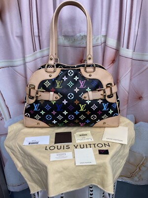 Louis Vuitton Claudia Shoulder Bag noir Multicolor Monogram Canvas NEW!  RARE ❤️ | eBay