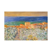 Claude Monet-Burgo Marina at Bordighera Hand-painted Oil Painting Wall Art