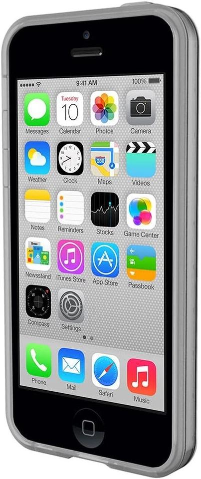 Funda protectora Qmadix serie S para Apple iPhone 5C - Blanca Foto 3 de 4