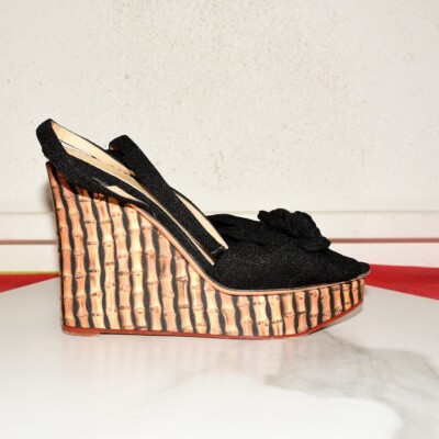 Charlotte Olympia Pumps Heel Wedge Platform Women 40