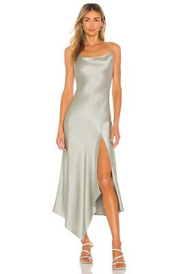 knee length dresses for ladies Alice + Olivia Harmony Dress in Mineral Blue