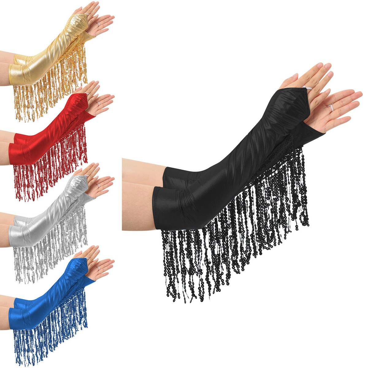 Spitze Fingerlose Handschuhe Lang – Vintage-Accessoire Für Hochzeit, Party, Karneval