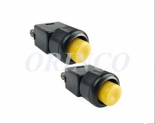 2) PUSH BUTTON SWITCH ½”  12V DC FOR VEHICLE MARINE