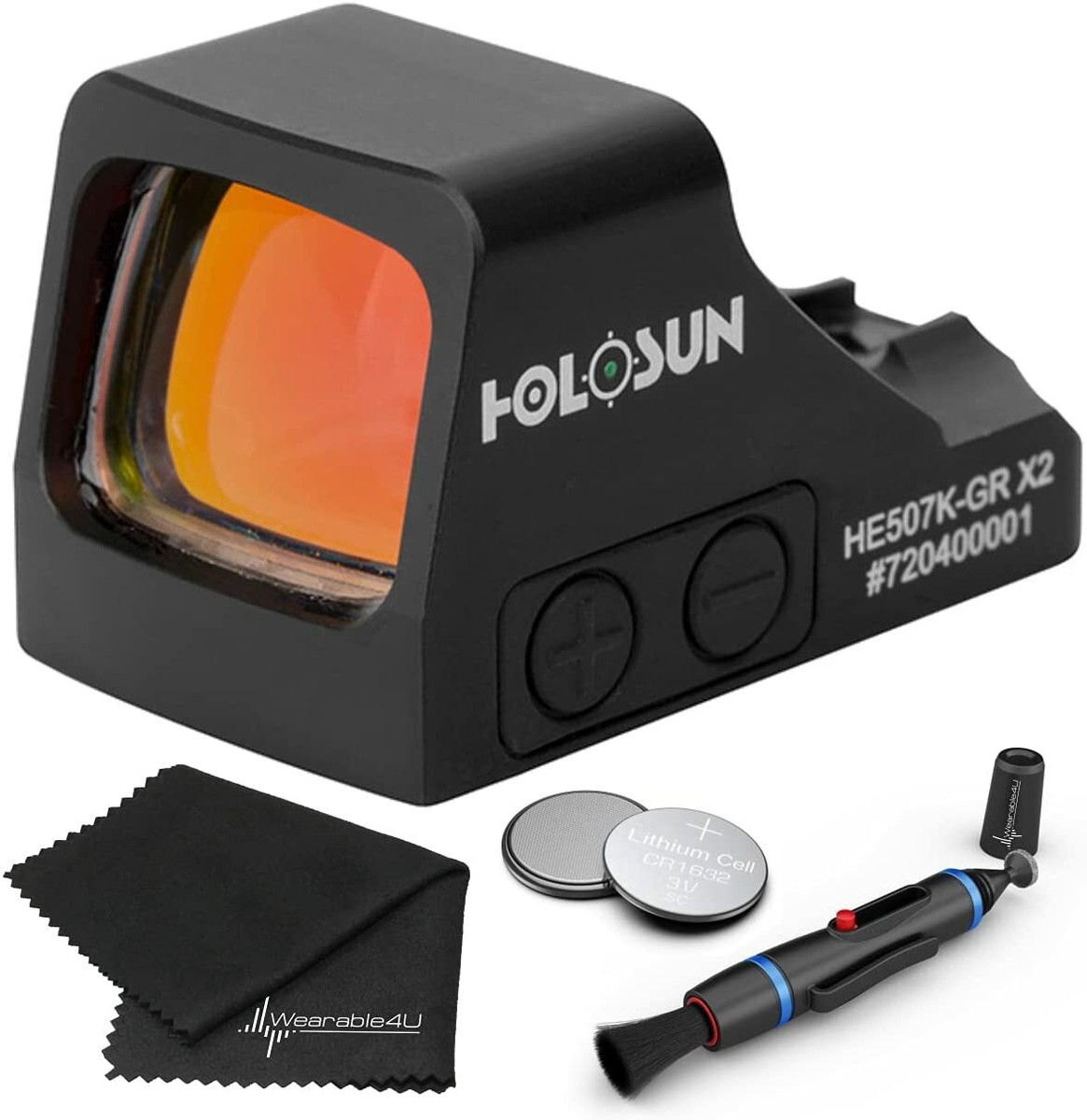 Holosun HE507K-GR X2 Elite Multi-Reticle Green Dot Sight w/ Pen