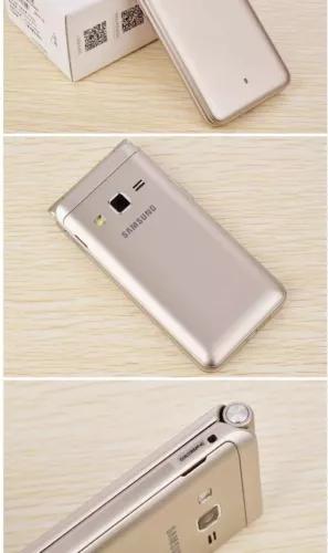Entsperrt Samsung Galaxy Ordner G1600 Dual SIM LTE Flip 8MP Tastatur Smartphone - Bild 6 von 6