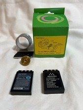 lot Olympus C50 x-1 digital camera adapter 37mm 2 used Olympus batteries LI-1
