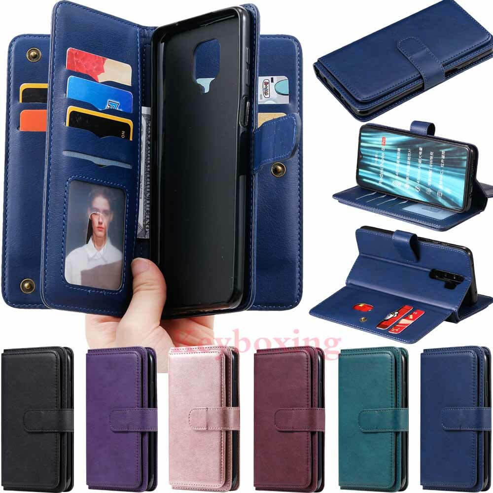 For Xiaomi Redmi Note 9s 9 Pro Mi 10 Lite Wallet Card Holder