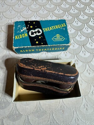 Vintage Opera Glasses Aldon G Rodenstock Munchen Germany - In Box With Case