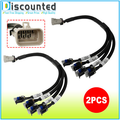 2PCS GM Ignition Coil Wire Harness Connector For LQ9 LQ4 LS2 LS7 LSX Relocation