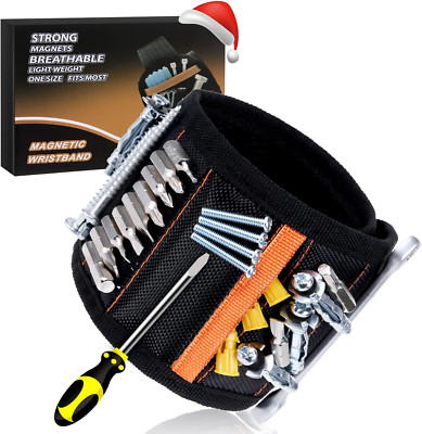 Extra Starken Magnetisches Armband Mit 15 Kraftvollen Magneten Verstellbares Kle
