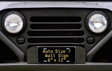 Personalize Custom Black License Plate Tag For Any State Auto Car Atv Bicycle Personalize Custom Black License Plate Tag For Any State Auto Car Atv Bicycle
