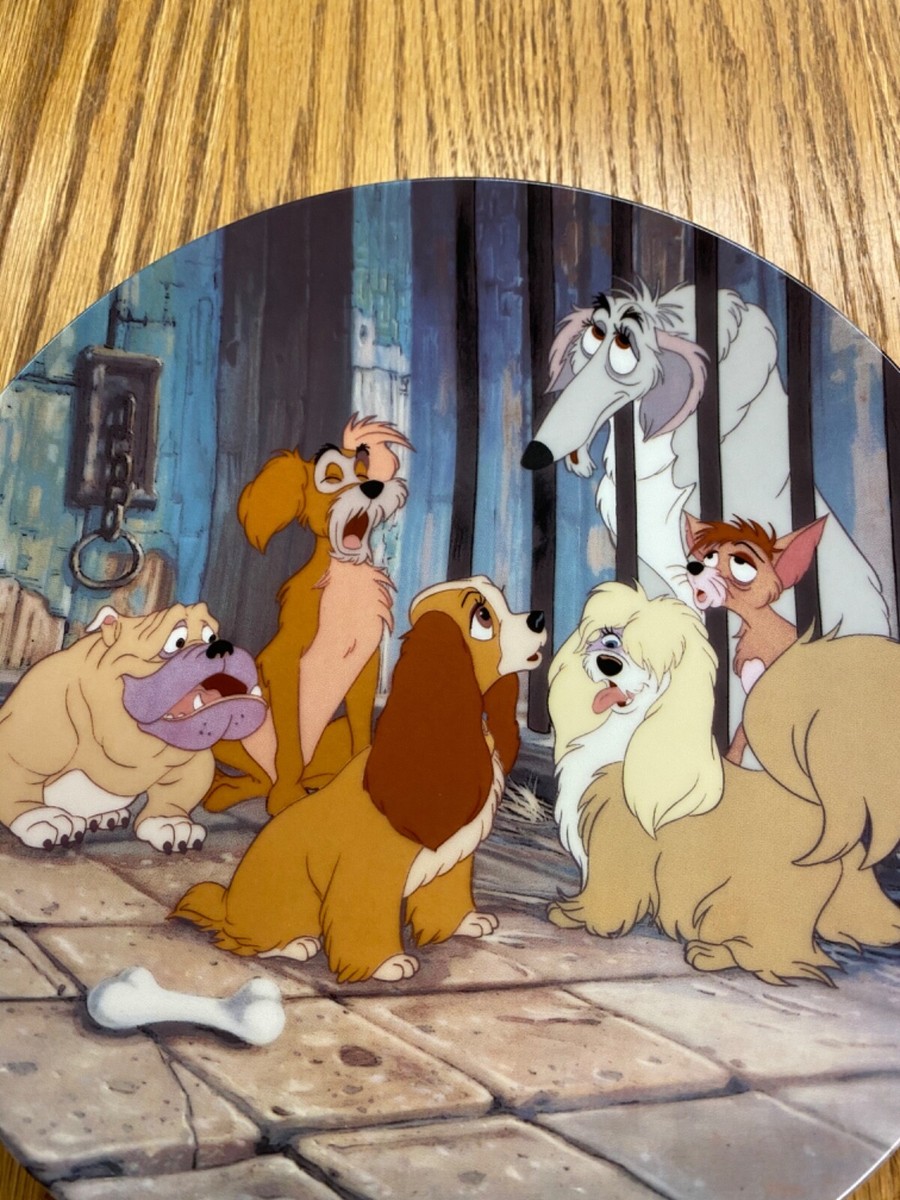 Disney Lady and the Tramp Dog Pound Blues Collector Plate | eBay
