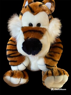 Vtg Manhattan Stuffed Tiger , 1993, Sitting , So Cute