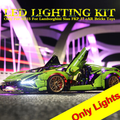 USB LED Licht Beleuchtung Kit Für LEGO 42115 Für Lamborghini Sian FKP 37 DIY