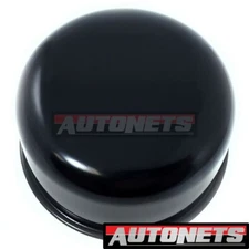 Black Round Push in Valve Cover Oil Breather For 1.25" Holes SBC BBC Chevy Ford