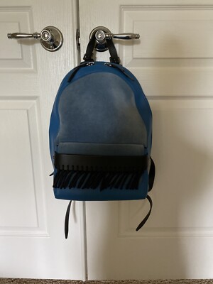 burberry micro check leather backpack Embossed Check Backpack in Black - Men