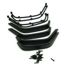 Black Fender flares Set with Screws for AXIAL SCX10 1/10 RC Crawler Car Truck