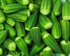 Blondy Okra 30 Seeds | Heirloom & Non-GMO | Fresh Vegetable Seeds