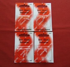 4 X NORTEXX CLEAR BRA STRAP RETAINERS STOPS STRAPS SLIPPING NEW 