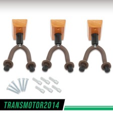 3-Pack Guitar Hanger Stand Holder Hooks Display Wall Mount Heavy Duty