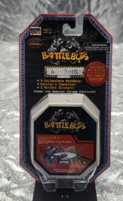 Battlebots Minibots Box 3 MiniBots and Stickers SEALED