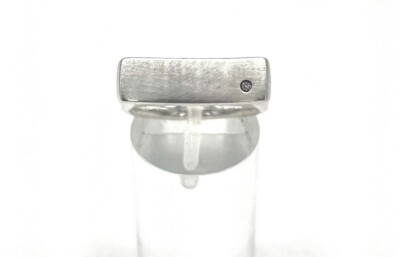 925/- Silberring von  Mexx mit weißen simulierten Diamanten Gr. 56, Damen,