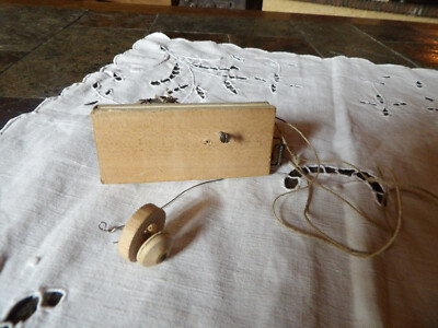 Ancien et RARE soufflet sonore en bois,poupée ancienne,JUMEAU,BRU
