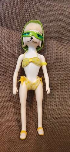 Vintage 1966 Hasbro Peteena Poodle Dog Doll - New With Bikini & Accessories