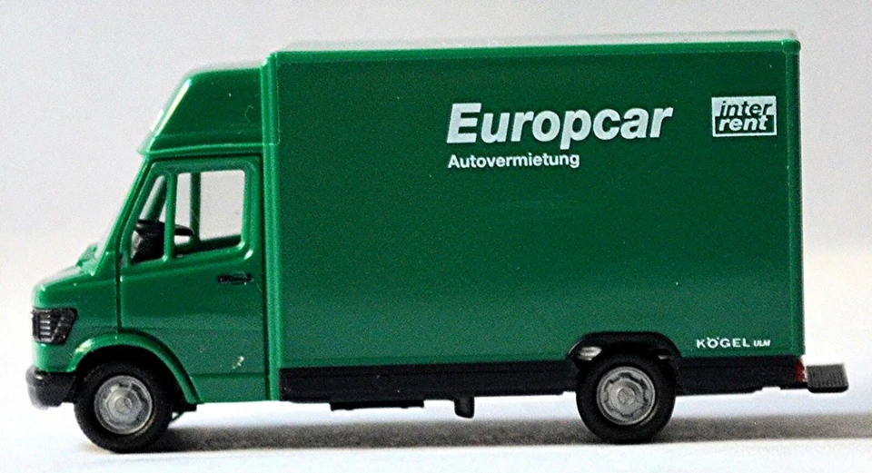 Mercedes Benz 310 D Transporter Europcar Autonoleggio 1:87 Herpa 042673 - Immagine 2 di 4