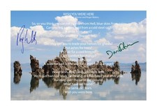 Image of Pink Floyd Wish You Were Here 1 A4 reproduction autograph poster choice of frame