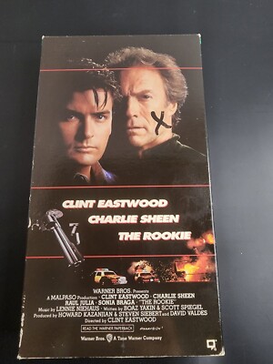 The Rookie (1990) VHS Clint Eastwood, Charlie Sheen LAPD Police Action  85391206132|