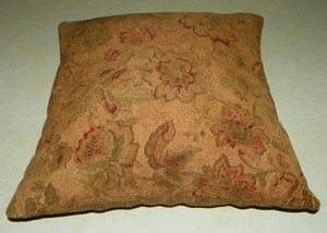 pillow burgundy throw decorative brown