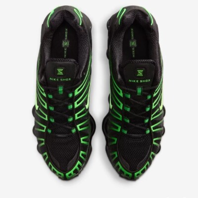 Nike Shox ブラック/グリーン スニーカー Nike Shox TL 'Black/Green Strike' (AV3595-012) Expeditedship | eBay