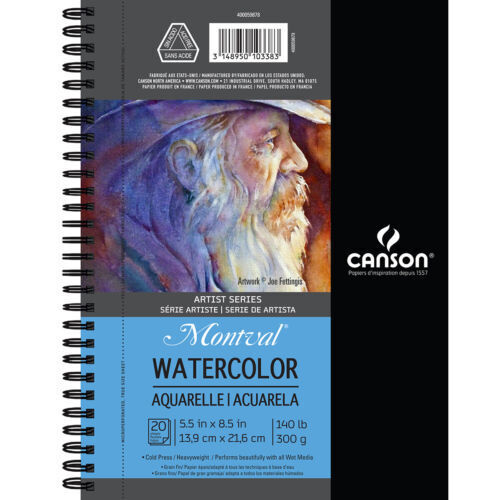 Canson Watercolor Paper 03028795 12x18 inches - Art Supplies