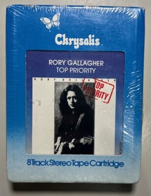 SEALED! Rory Gallagher Top Priority 8 Track 8CH Chrysalis 1235 Cut-Out FREE S&H