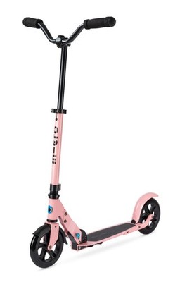 Micro Kickboard Speed Deluxe Foldable Scooter 180mm Adjustable Neon Rose Led