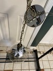 Retro smoked swing light fixture Pendant Glass Globe Kitchen Chandelier MCM — photo 2
