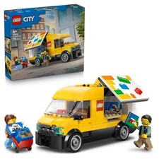 LEGO City De LEGO Bestelwagen Auto Speelgoed voor Kinderen - Bouwpakket met 2 Mi