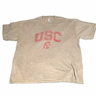 Vintage USC Trojans T shirt Big and Tall 2XL Grey — photo 1