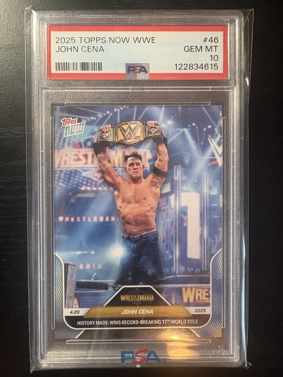 Topps Wrestling Grade 10 WWE Sports Trading Cards for sale | eBay