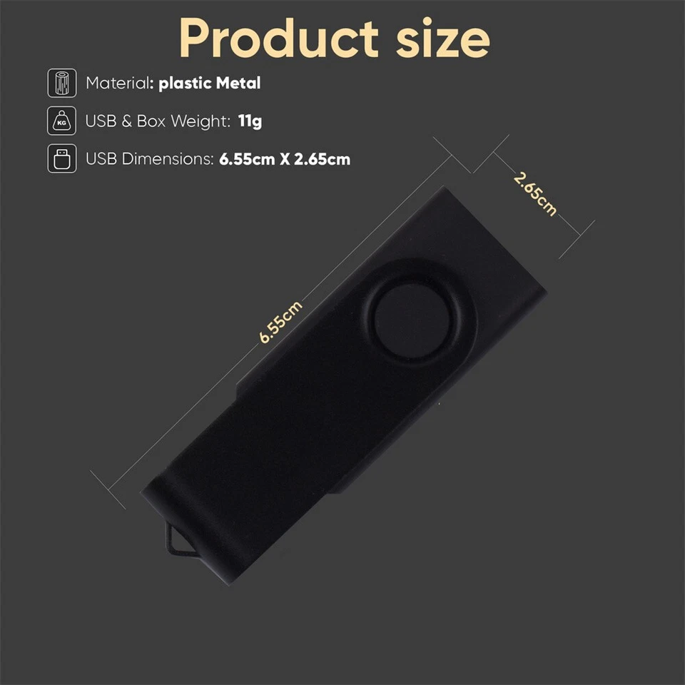 USB Memory Stick Flash Pen Drive USB 2.0 High Speed 2/4/8/16/32/64/128GB New - Image 2 of 4